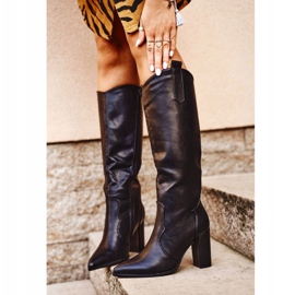 Damskor på hälen Lico Black Forever svart 1