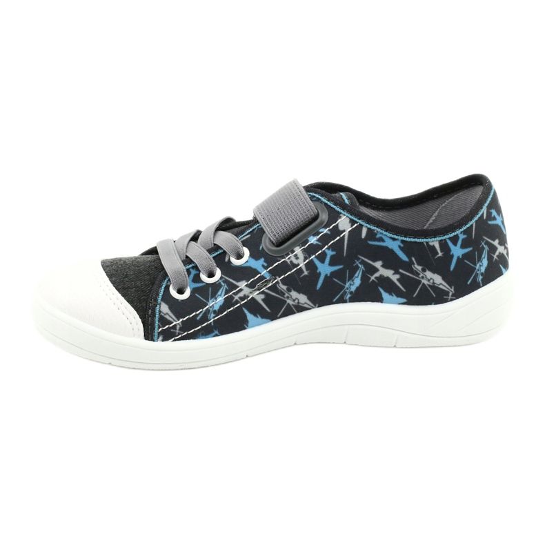 Befado barnskor 251Y155 blå grå 2