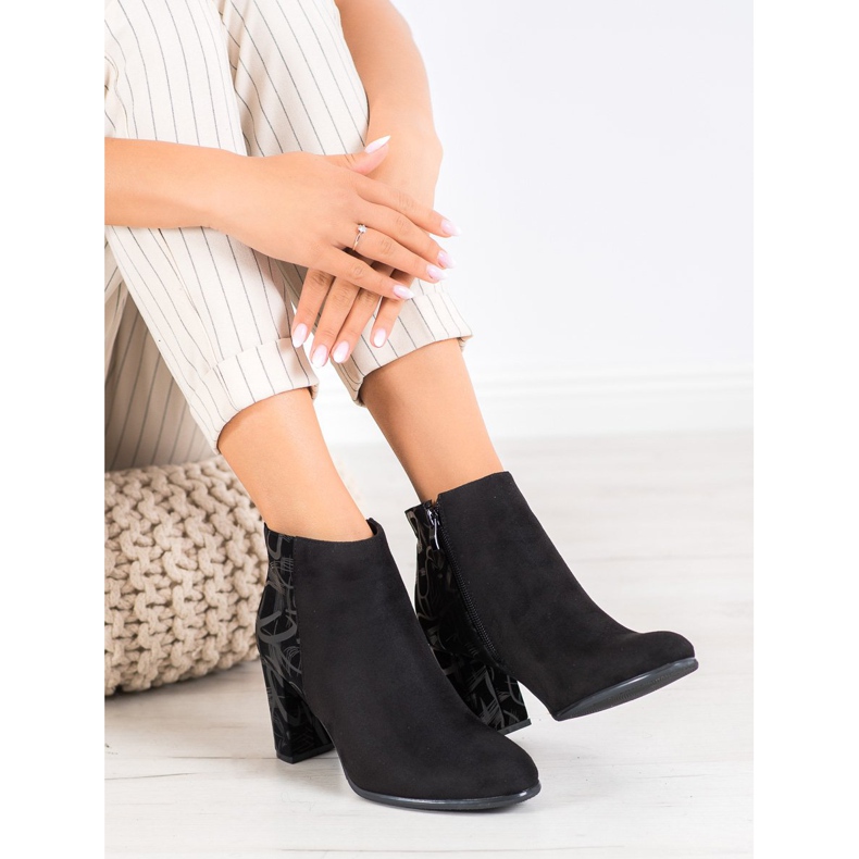 Sergio Leone Varma stövlar med mönster svart 1