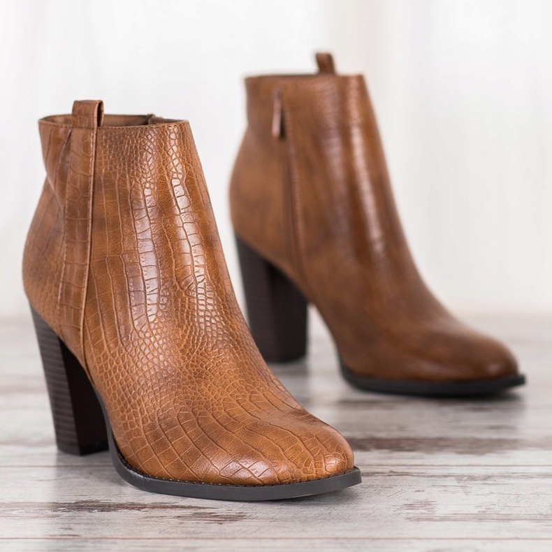 Seastar Eko-läder stövlar brun 2