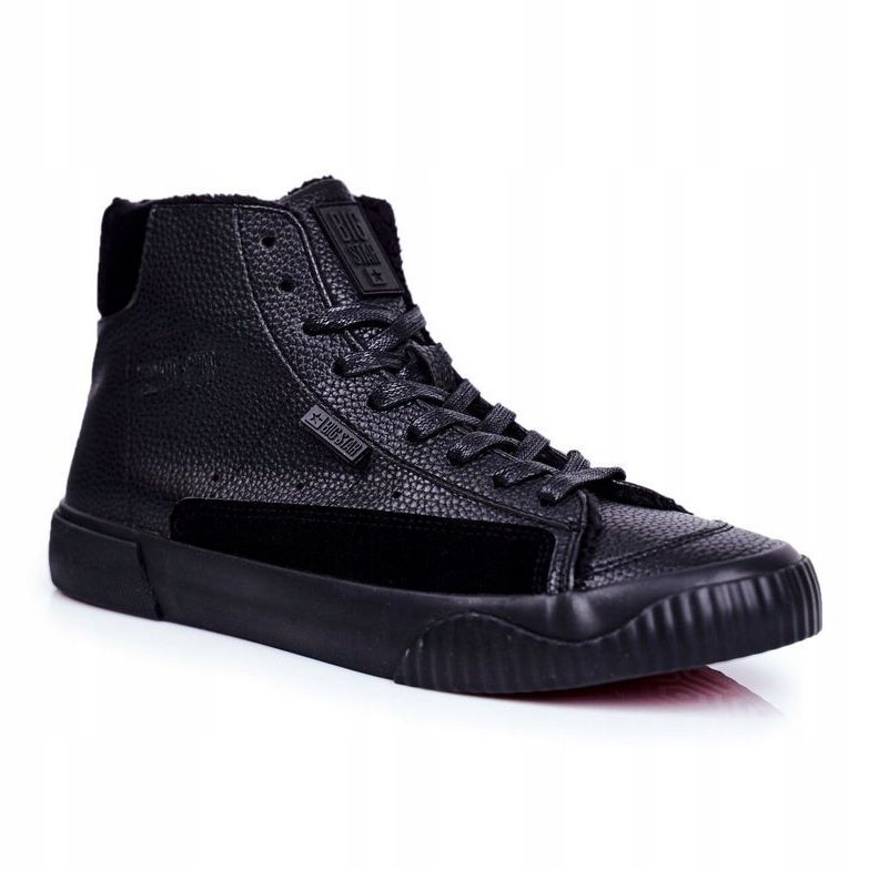 Herr Sneakers High Big Star Black GG174141 svart 1