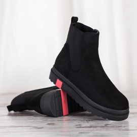 Seastar Stövlar på plattformen svart 2