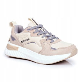 Mäns sportskor Big Star Beige GG174465 grå 1