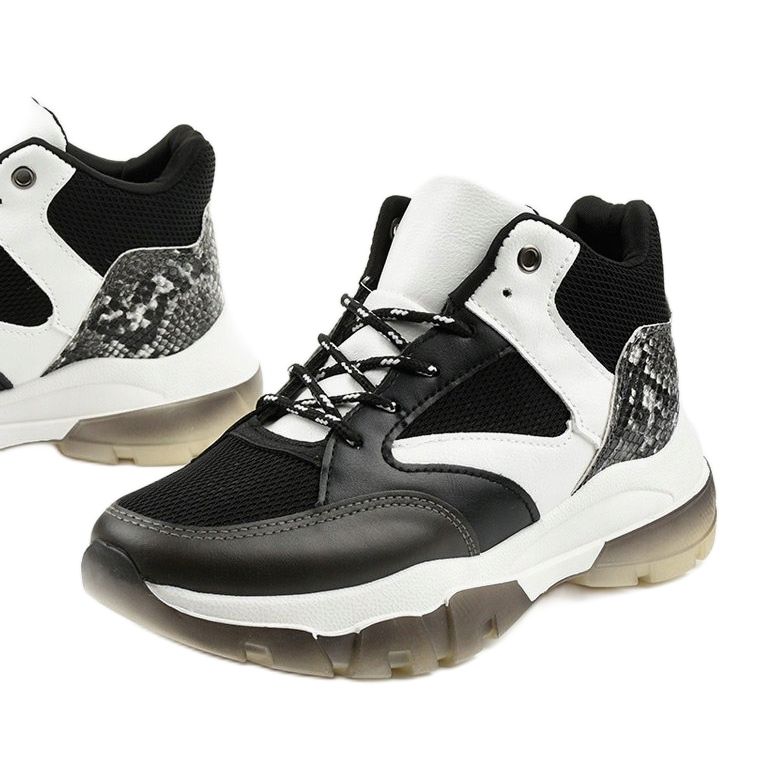 Svarta Barettos slip-on sneakers vit 1