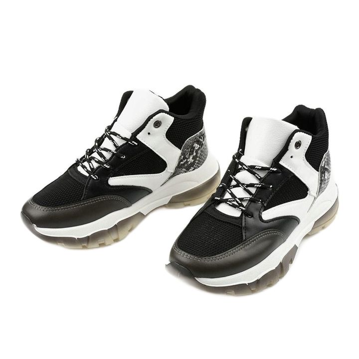 Svarta Barettos slip-on sneakers vit 2