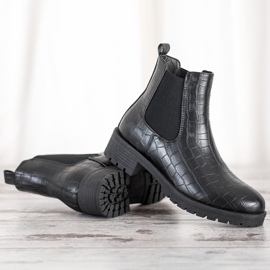 Bella Paris Slip-on Chelsea stövlar svart 1