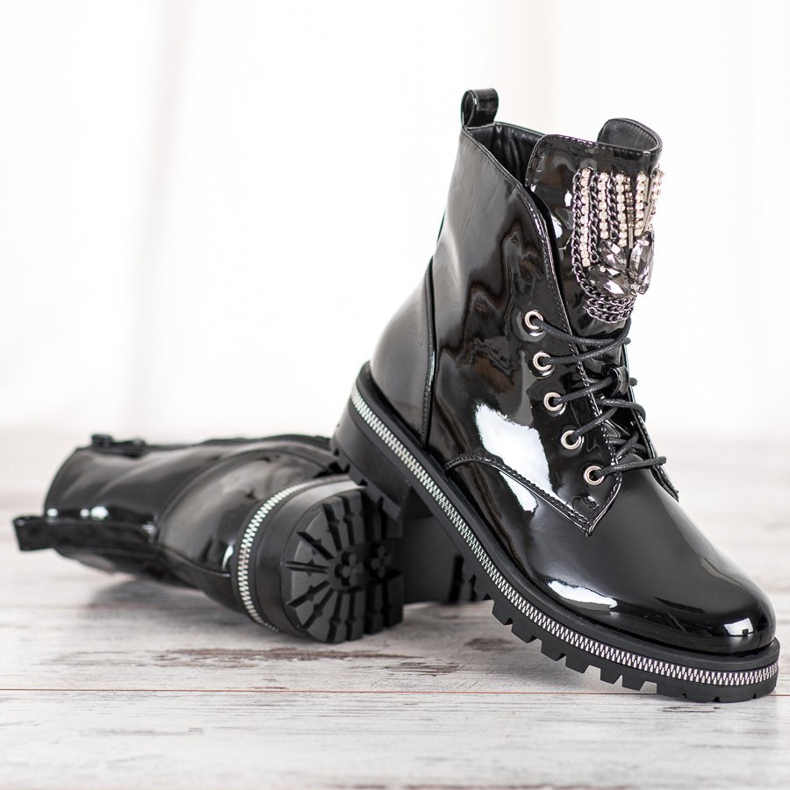 Seastar Arbetare Med Kristaller svart 1