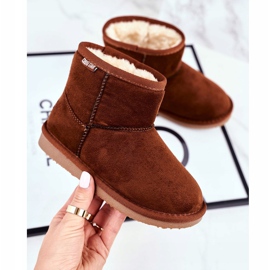 Big Star Barnens stora stjärnsnöstövlar Camel GG374082 brun mångfärgad 1