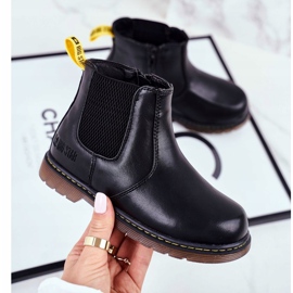 Barn Jodhpur stövlar Big Star Black GG374080 svart 1