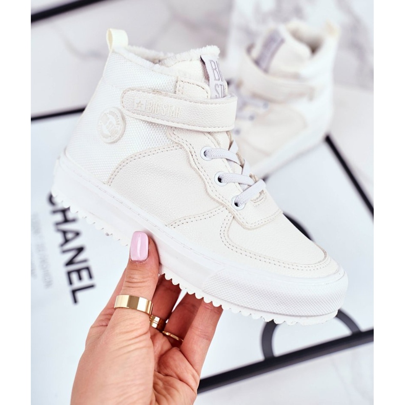 Barnstövlar Big Star Warm White GG374041 vit 1