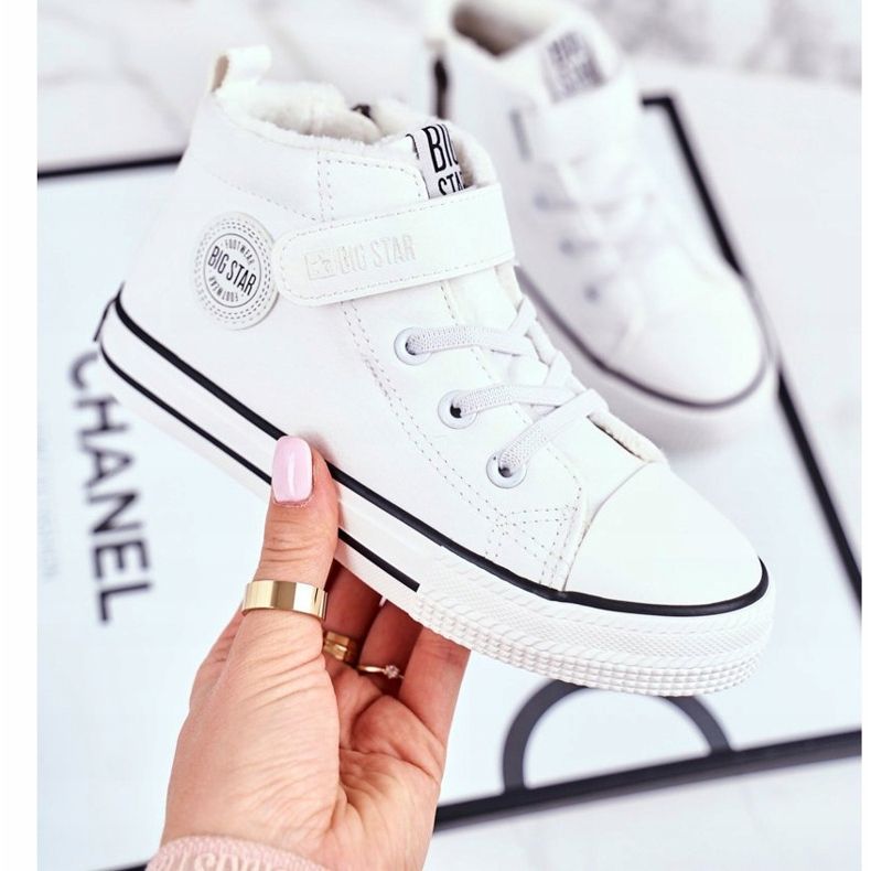 Barnskor Big Star Warm White GG374033 vit 1