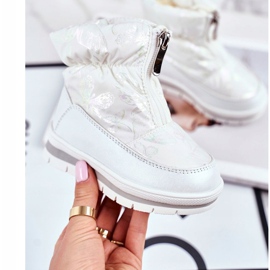 WEESTEP Barnullens varma snöstövlar vita bubblor 2