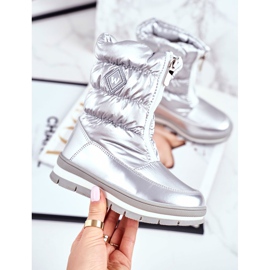 WEESTEP Barnullens varma snöskor Silver Mumm silver- 1