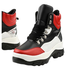 Röda Neamelira färgglada sneakers svart 1