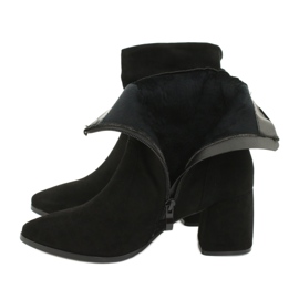 M.Daszyński Svarta mocka stövlar MR2025-10 4