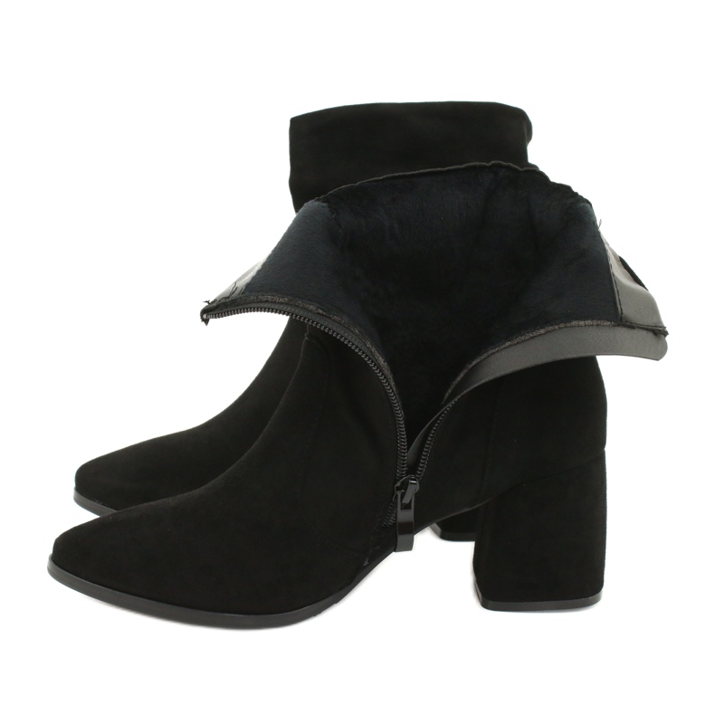 M.Daszyński Svarta mocka stövlar MR2025-10 4