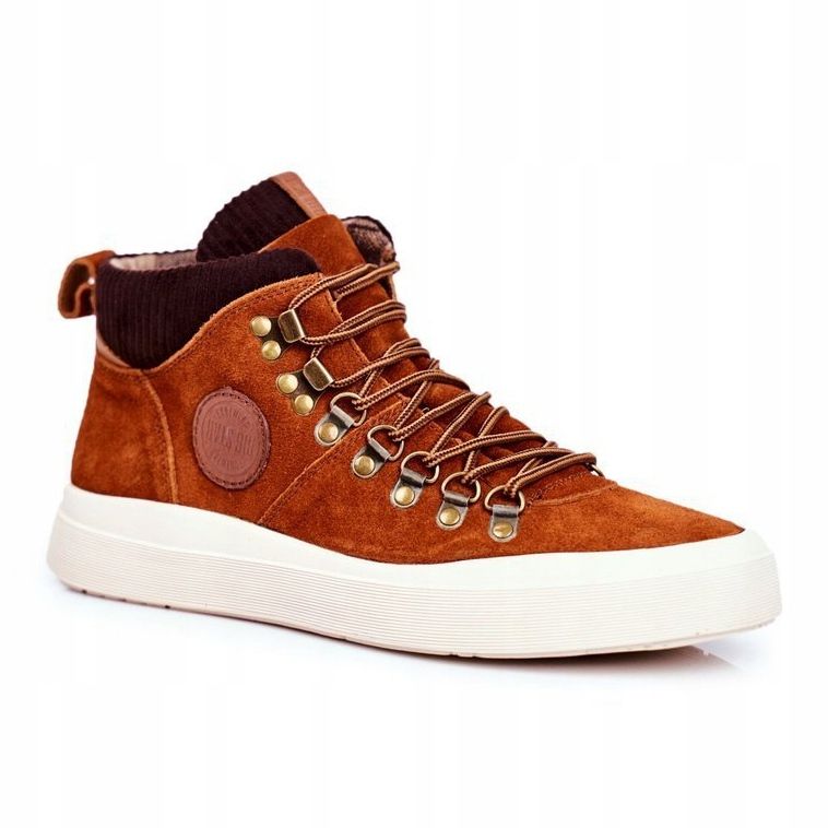 Herrskor Sneakers Big Star Camel GG174332 brun mångfärgad 1