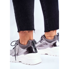 Dam Sneakers Goe Leather Pewter GG2N3040 svart 2