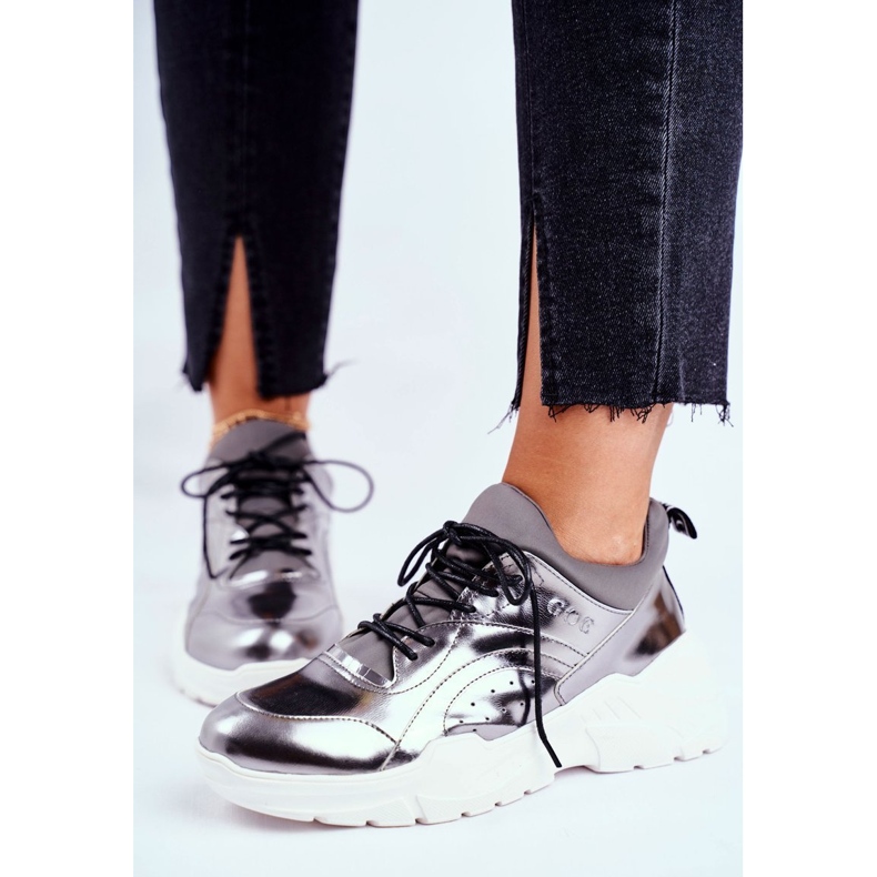 Dam Sneakers Goe Leather Pewter GG2N3040 svart 1