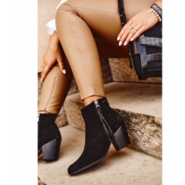 Damskor på högklackat Big Star Black GG274362 svart 1