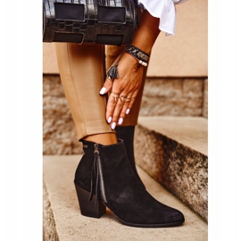 Damskor på högklackat Big Star Black GG274362 svart 2