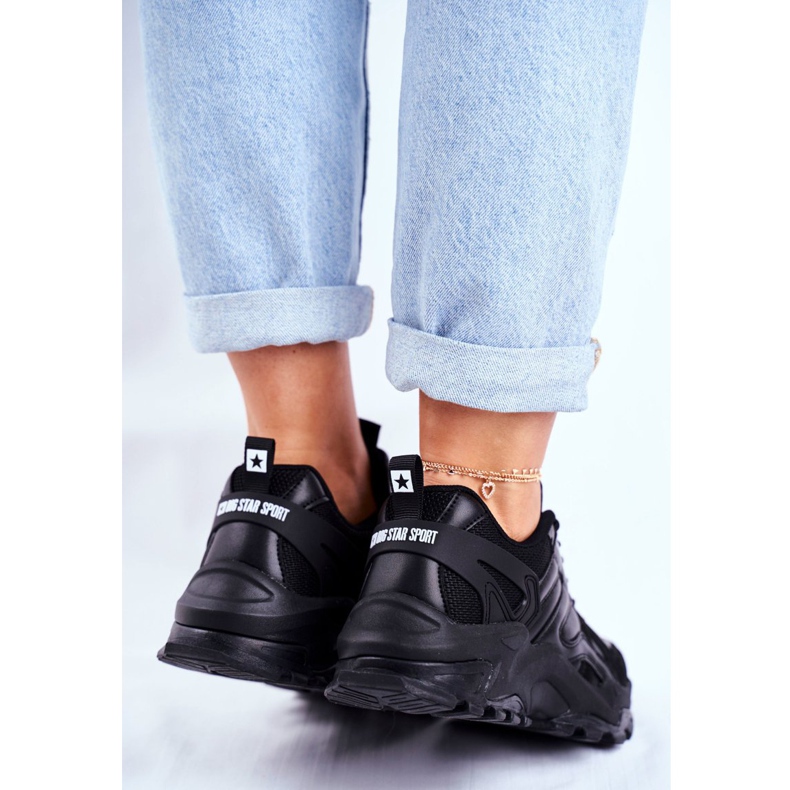 Kvinnors sportskor Sneakers Big Star Black GG274981 svart 2