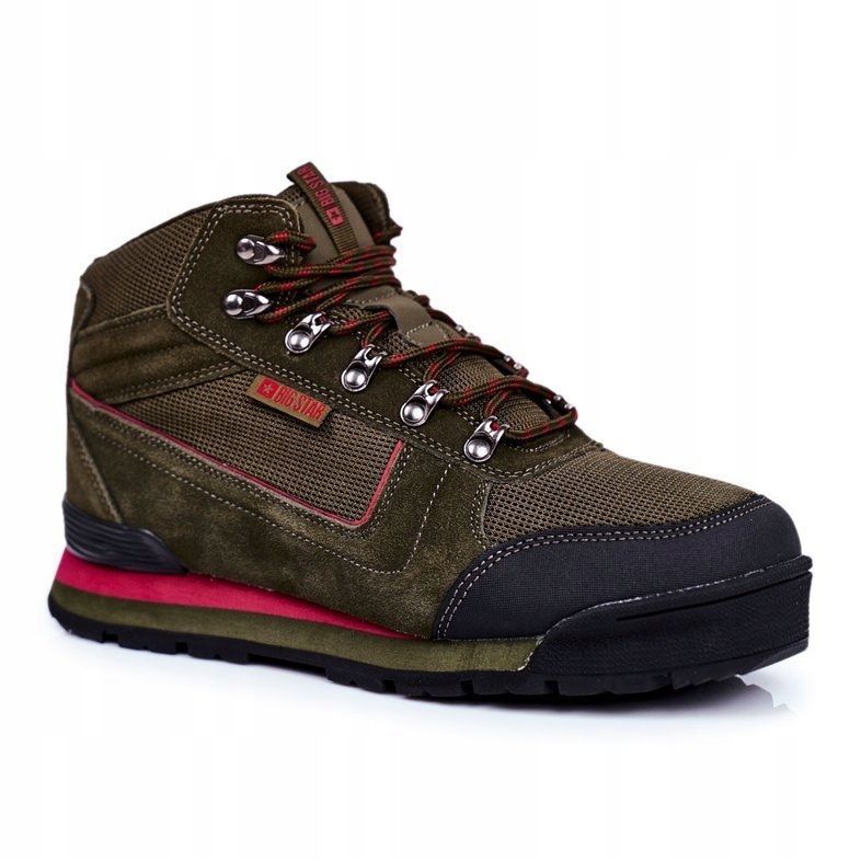 Herrvandringsskor Big Star Outdoor Khaki GG174200 grön 1