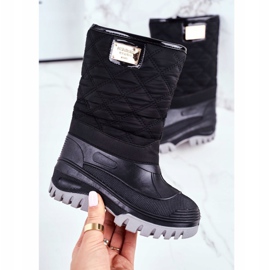 Apawwa Barnpälsisolerade snöskor Svart Mussi 2