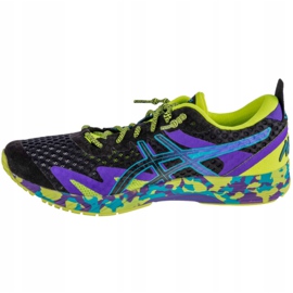 Asics Gel-Noosa Tri 12 M 1011A673-003 svart purpur blå grön 1