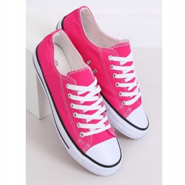 Klassiska kvinnors rosa sneakers JD05P Rosa 2