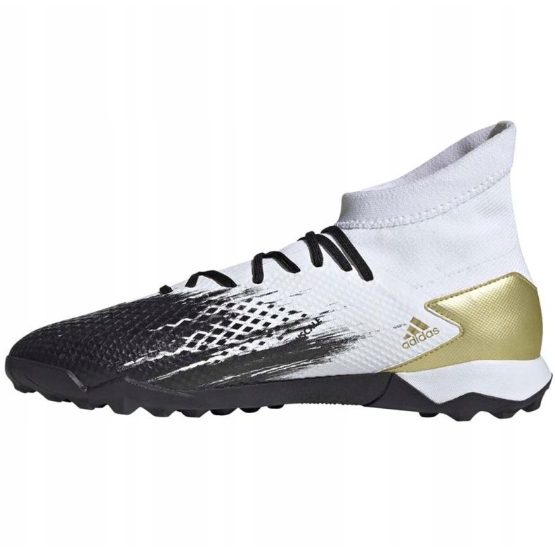 Adidas Predator 20.3 M Tf FW9191 fotbollsskor svart vit 2