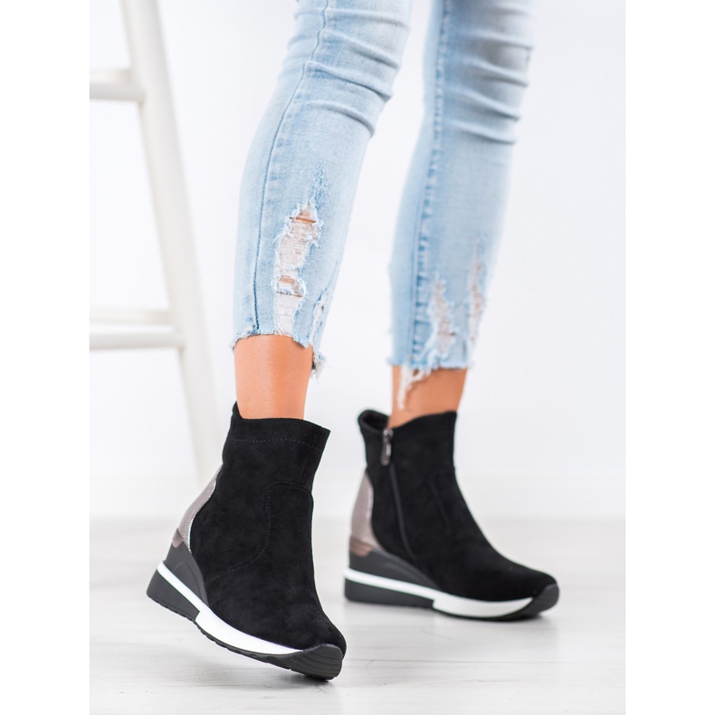 VINCEZA kilstövlar svart 1