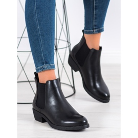 Sergio Leone Svarta slip-on stövlar 2