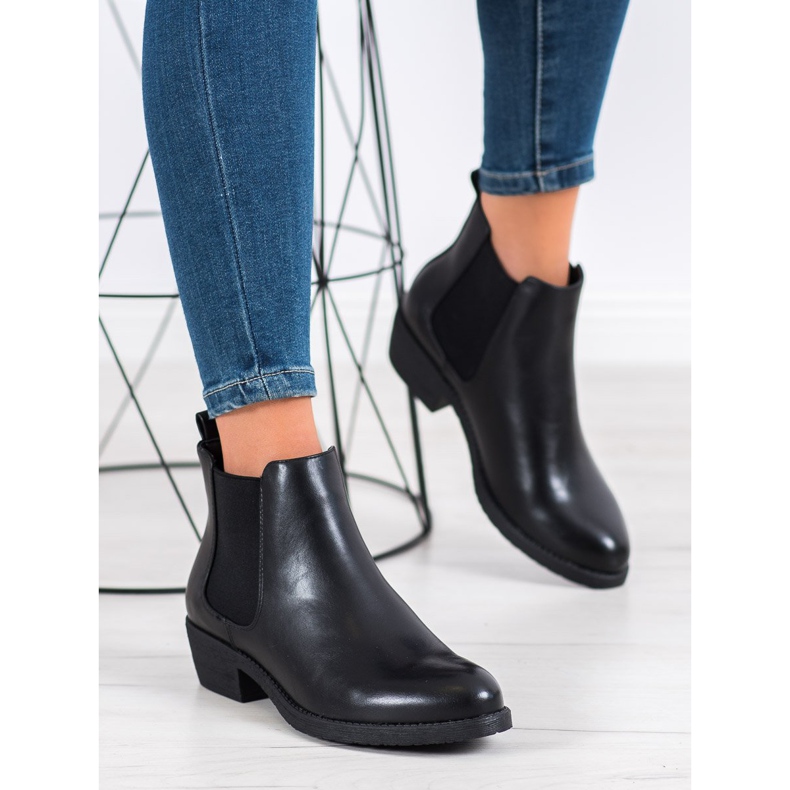 Sergio Leone Svarta slip-on stövlar 2