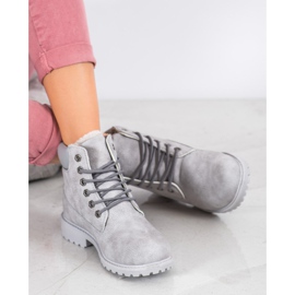 BOSHIMAO Grey Tied Trappers grå 1