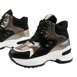 Svarta Gianna slip-on sneakers mångfärgad 1