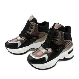 Svarta Gianna slip-on sneakers mångfärgad 2