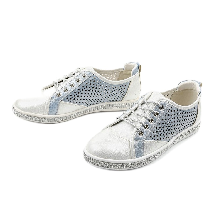PA1 Vita openwork ekoläder-sneakers A18-6252 2