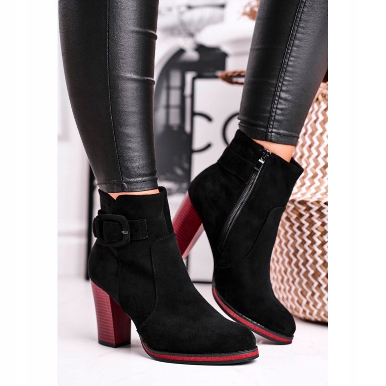 Damskor på högklackat Sergio Leone svart BT533 1