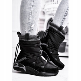 Kvinnors snöskor Big Star Black GG274628 svart 1