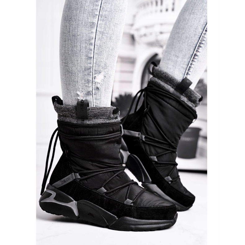 Kvinnors snöskor Big Star Black GG274628 svart 1