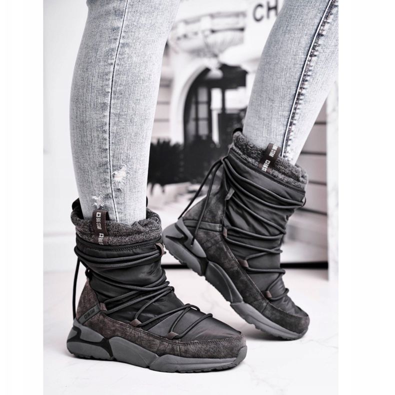 Kvinnors snöskor Big Star Grey GG274629 grå 1