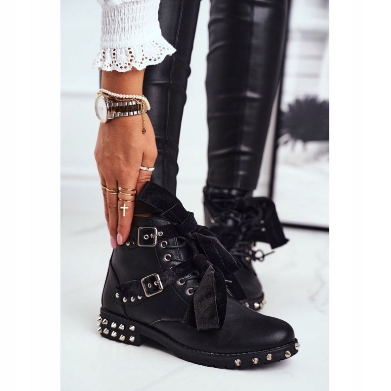 SEA Dam Booties Nitar Spikes Svart magnet 1