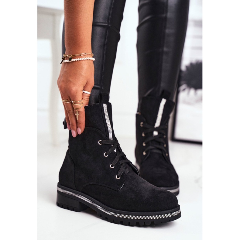 SEA Dam Stövlar Eco Mocka Svart Hundret Procent 1