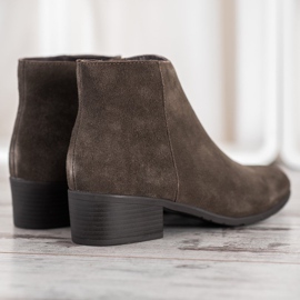 Filippo Klassiska läderstövlar kaki 1