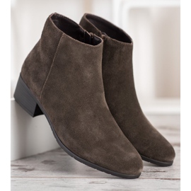 Filippo Klassiska läderstövlar kaki 2