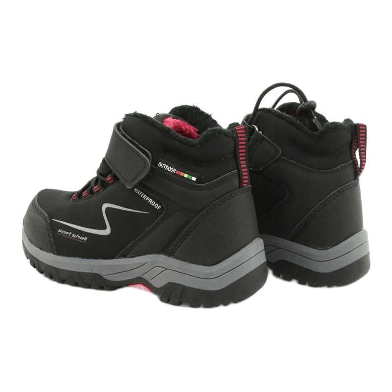 Mjuka sportskor med American Club HL38 / 20 membran svart röd 4