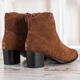 Filippo Läderhögklackade stövlar brun 1