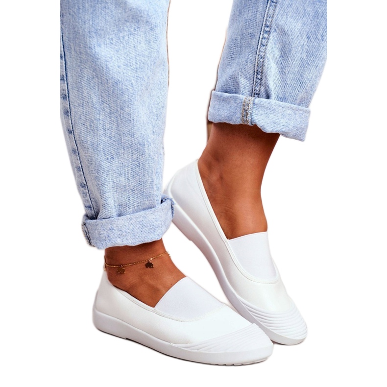 LU BOO Sneakers Slip On Slip-on Sneakers Vit Justy 1