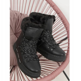 Svarta tjockisolerade snöskor BK903 Svart 2